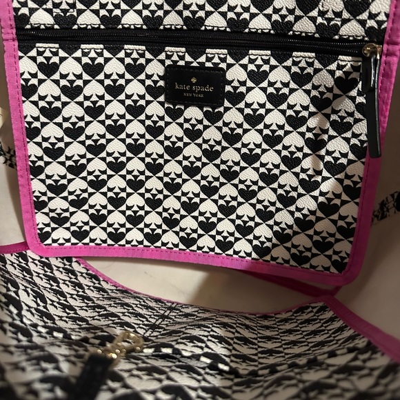 Kate Spade Penn Place Black & White Tote - Picture 5 of 9